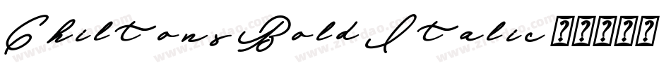 Chiltons Bold Italic字体转换